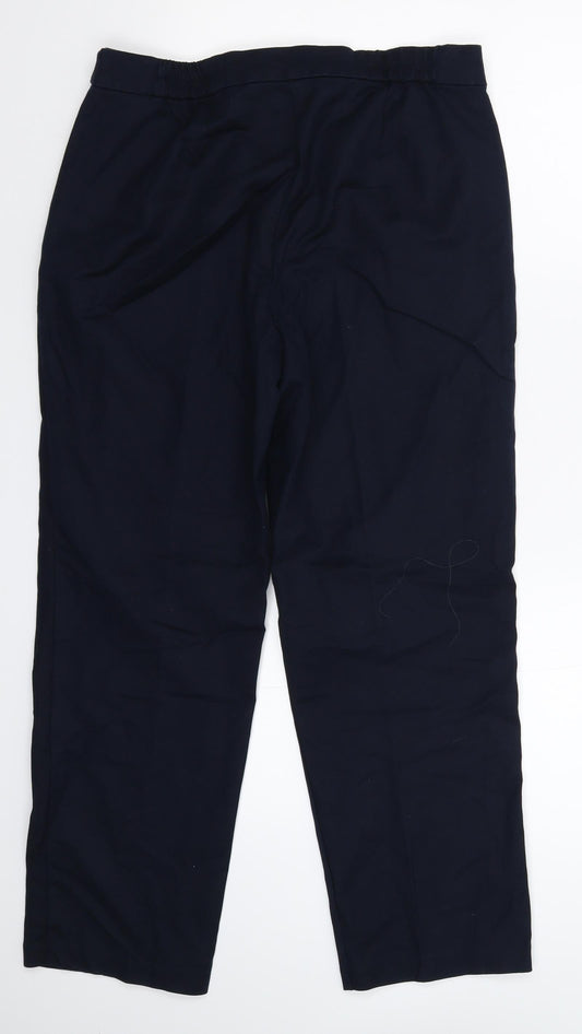 Womens UK Size 10 Marks and Spencer Slim Fit  Blue Trousers