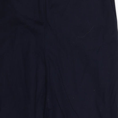 Womens UK Size 10 Marks and Spencer Slim Fit  Blue Trousers