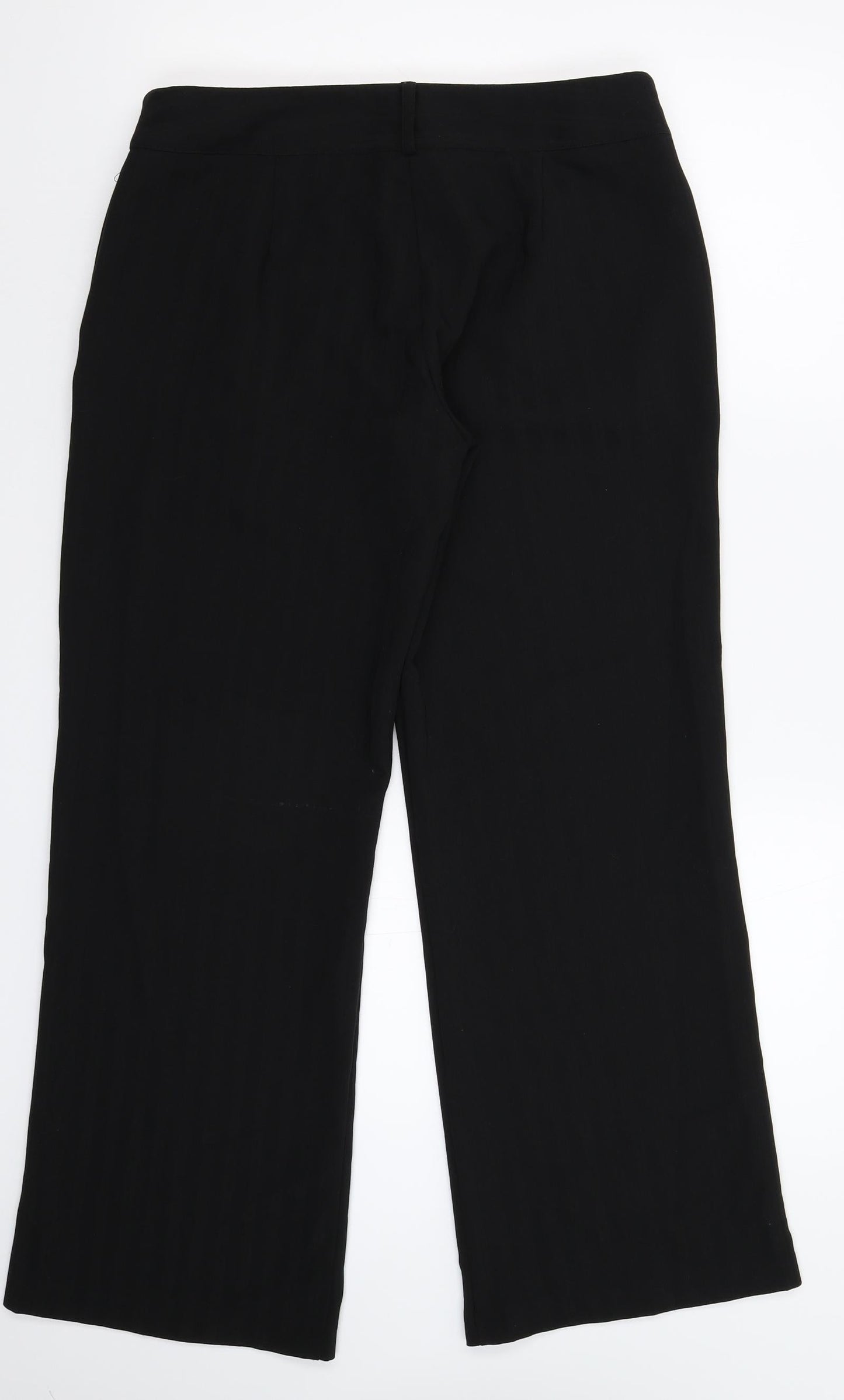 George Womens Black Striped  Dress Pants Trousers Size 12 L28 in
