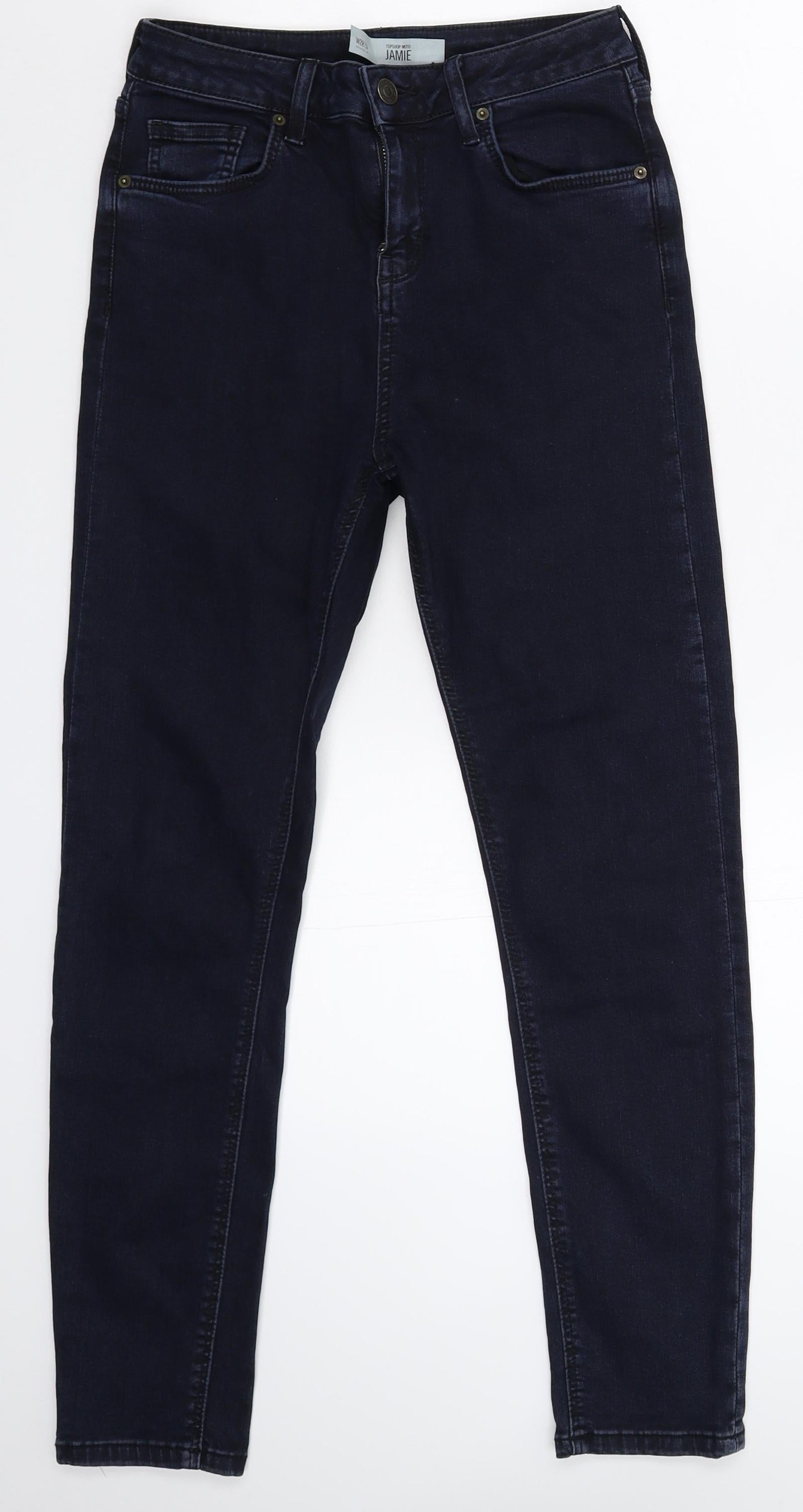 Topshop Womens Blue  Denim Skinny Jeans Size 28 in L26 in