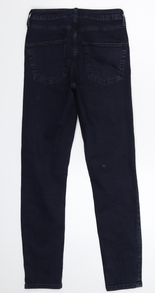 Topshop Womens Blue  Denim Skinny Jeans Size 28 in L26 in