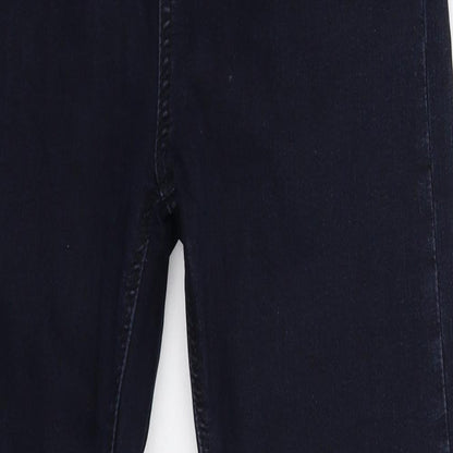 Topshop Womens Blue  Denim Skinny Jeans Size 28 in L26 in