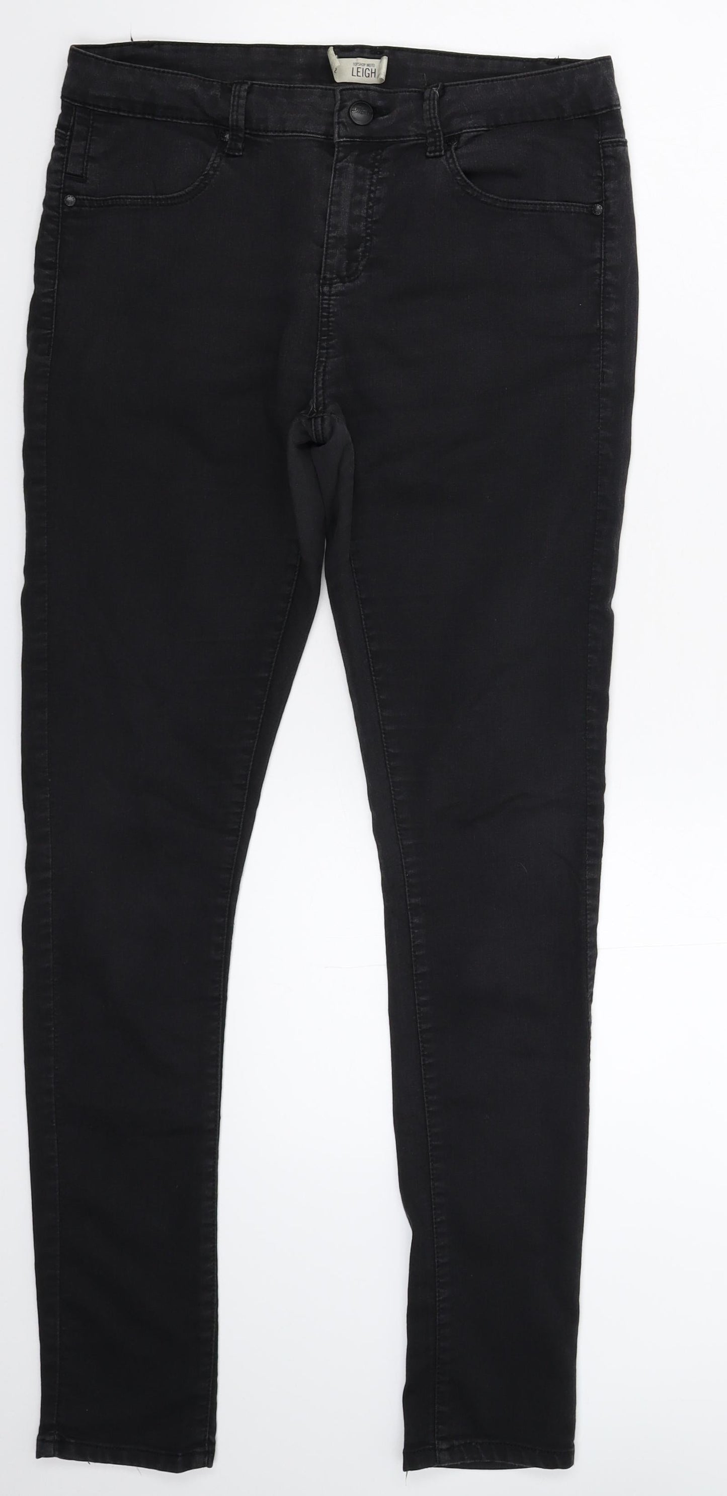 Topshop Womens Grey  Denim Jegging Jeans Size 30 in L29 in