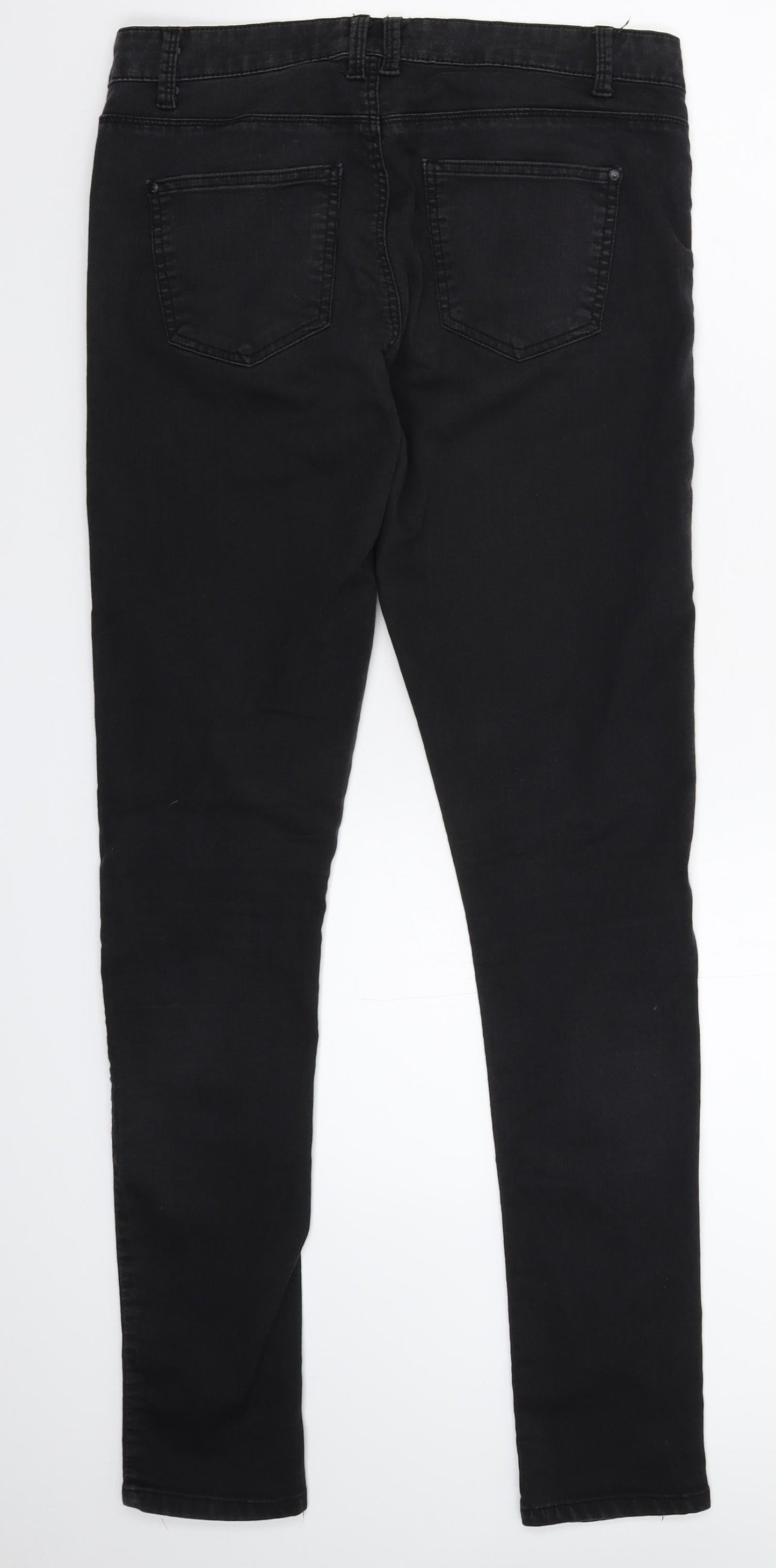 Topshop Womens Grey  Denim Jegging Jeans Size 30 in L29 in