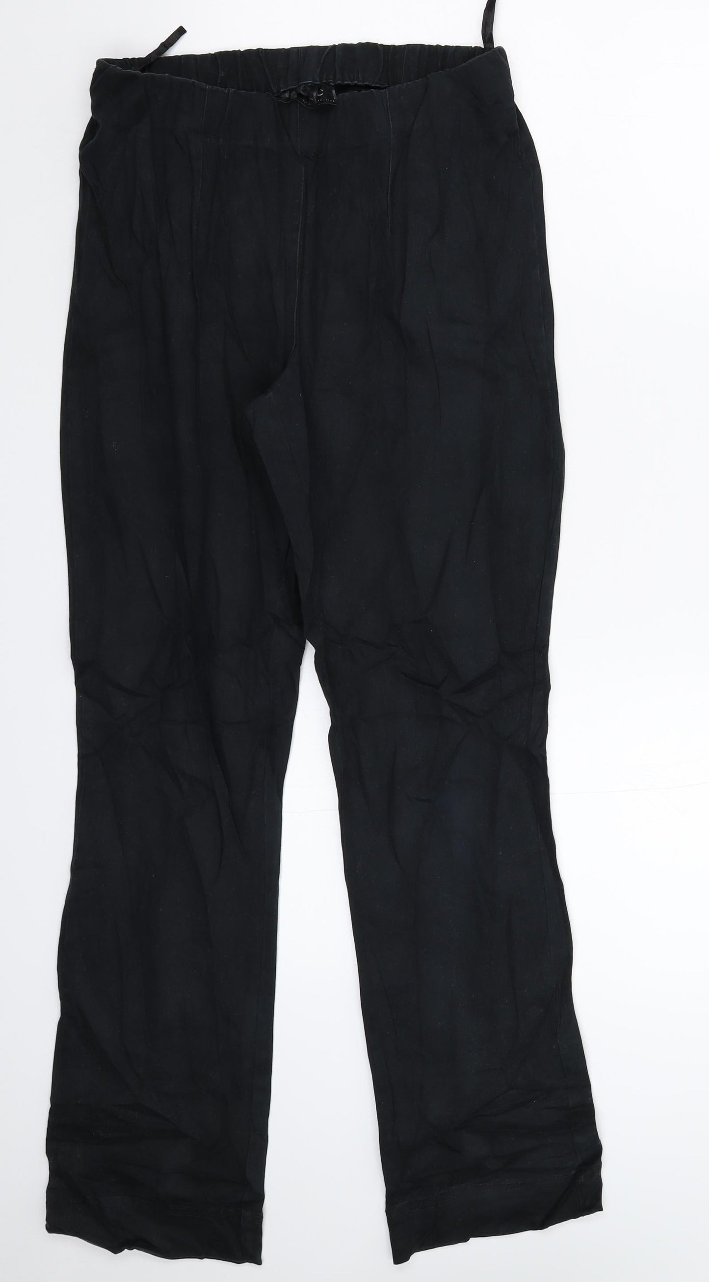 Womens UK Size 30 in bonprix Slim Fit  Black Trousers