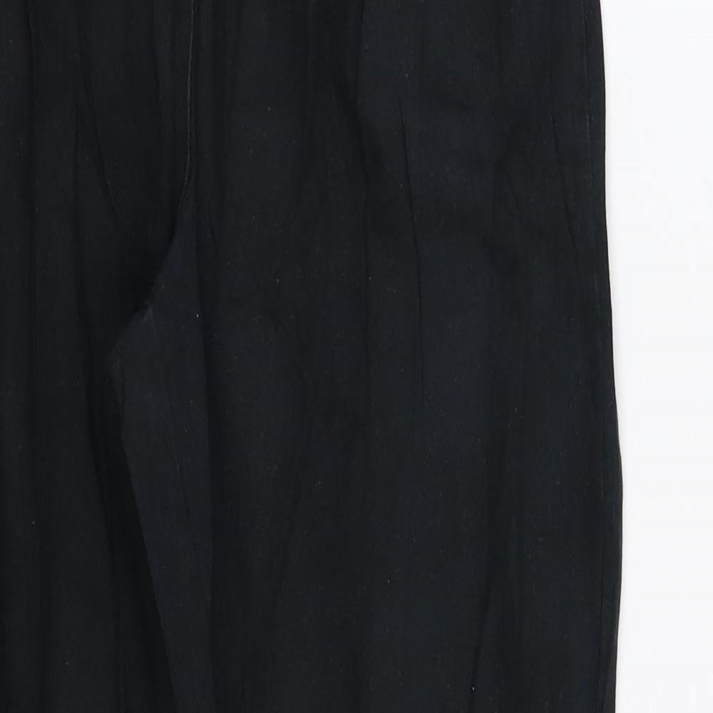 Womens UK Size 30 in bonprix Slim Fit  Black Trousers