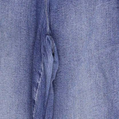 Matalan Womens Blue  Denim Cropped Jeans Size 10 L26 in