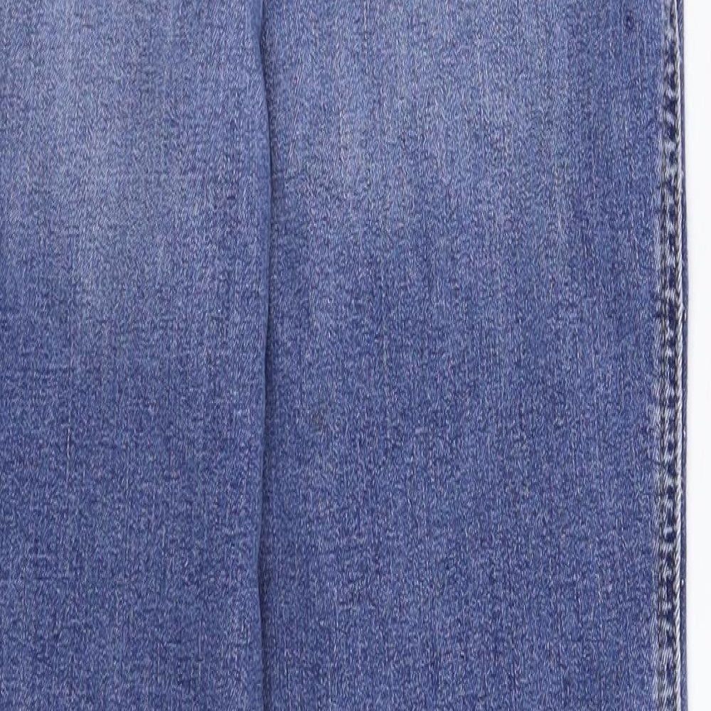 Matalan Womens Blue  Denim Cropped Jeans Size 10 L26 in