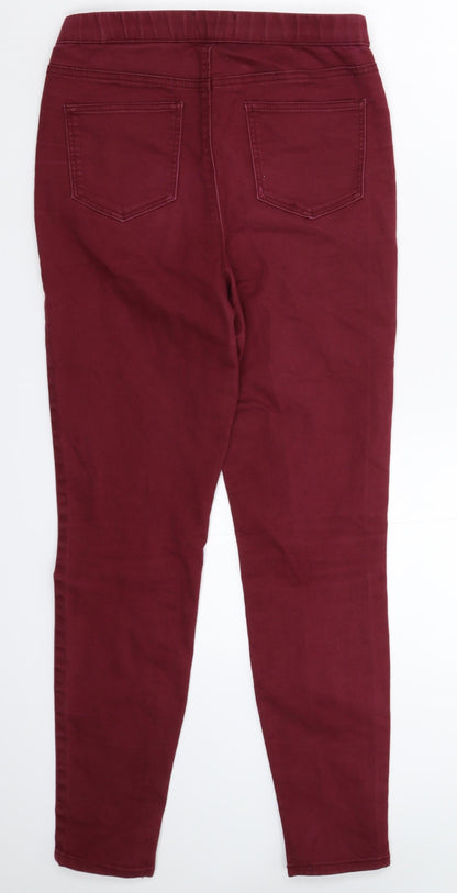 Matalan Womens Brown  Denim Jegging Jeans Size 8 L27 in