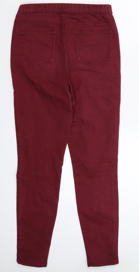 Matalan Womens Brown  Denim Jegging Jeans Size 8 L27 in