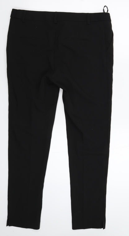 Preworn Womens Black   Trousers  Size 34 in L28 in