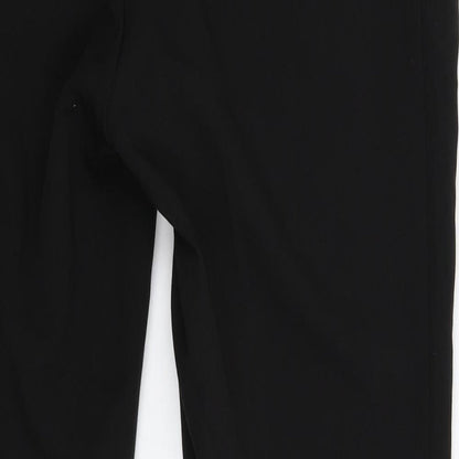 Preworn Womens Black   Trousers  Size 34 in L28 in