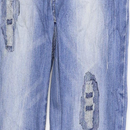 TU Womens Blue  Denim Skinny Jeans Size 8 L29 in