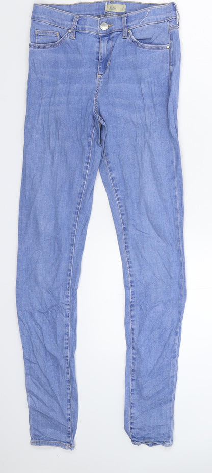 Topshop Womens Blue  Denim Jegging Jeans Size 26 in L28 in