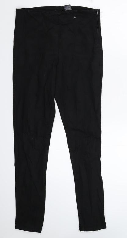 Womens UK Size 12 Divided Extra-Slim Fit Jegging Black Trousers