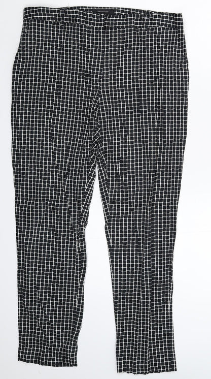 Womens UK Size 12 Atmosphere Slim Fit  Black Trousers