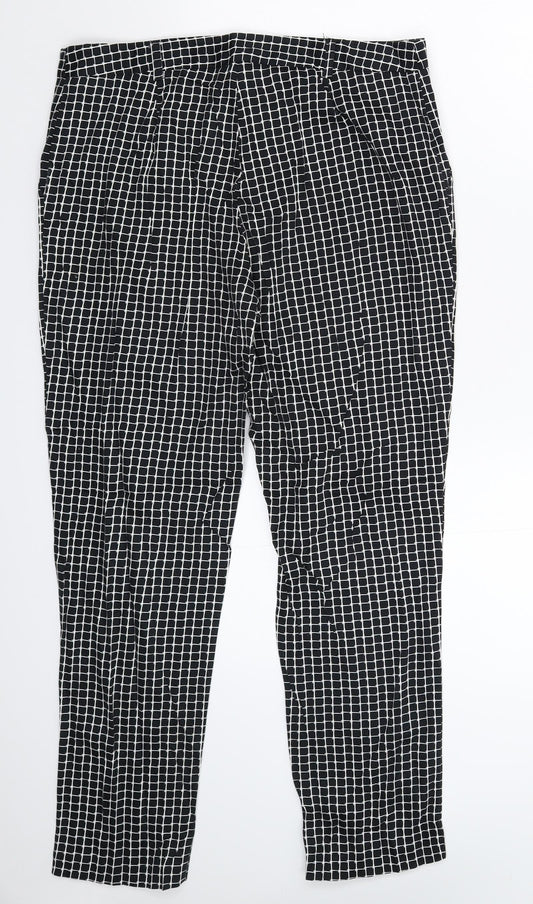 Womens UK Size 12 Atmosphere Slim Fit  Black Trousers