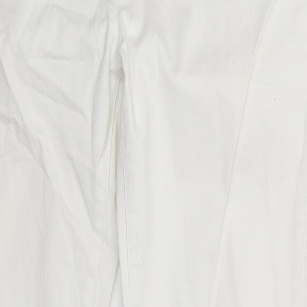 Principles Womens White  Denim Skinny Jeans Size 10 L28 in