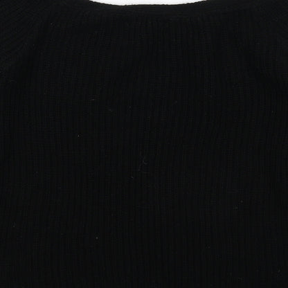 Select Womens Black  Knit Pullover Jumper Size 10