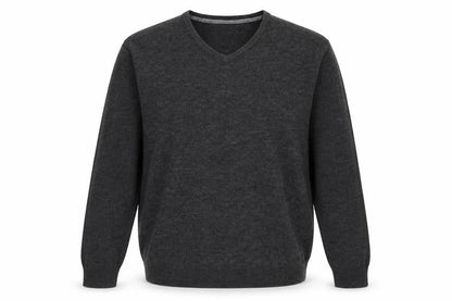 Mens UK Size L Easy Grey Pullover Jumper