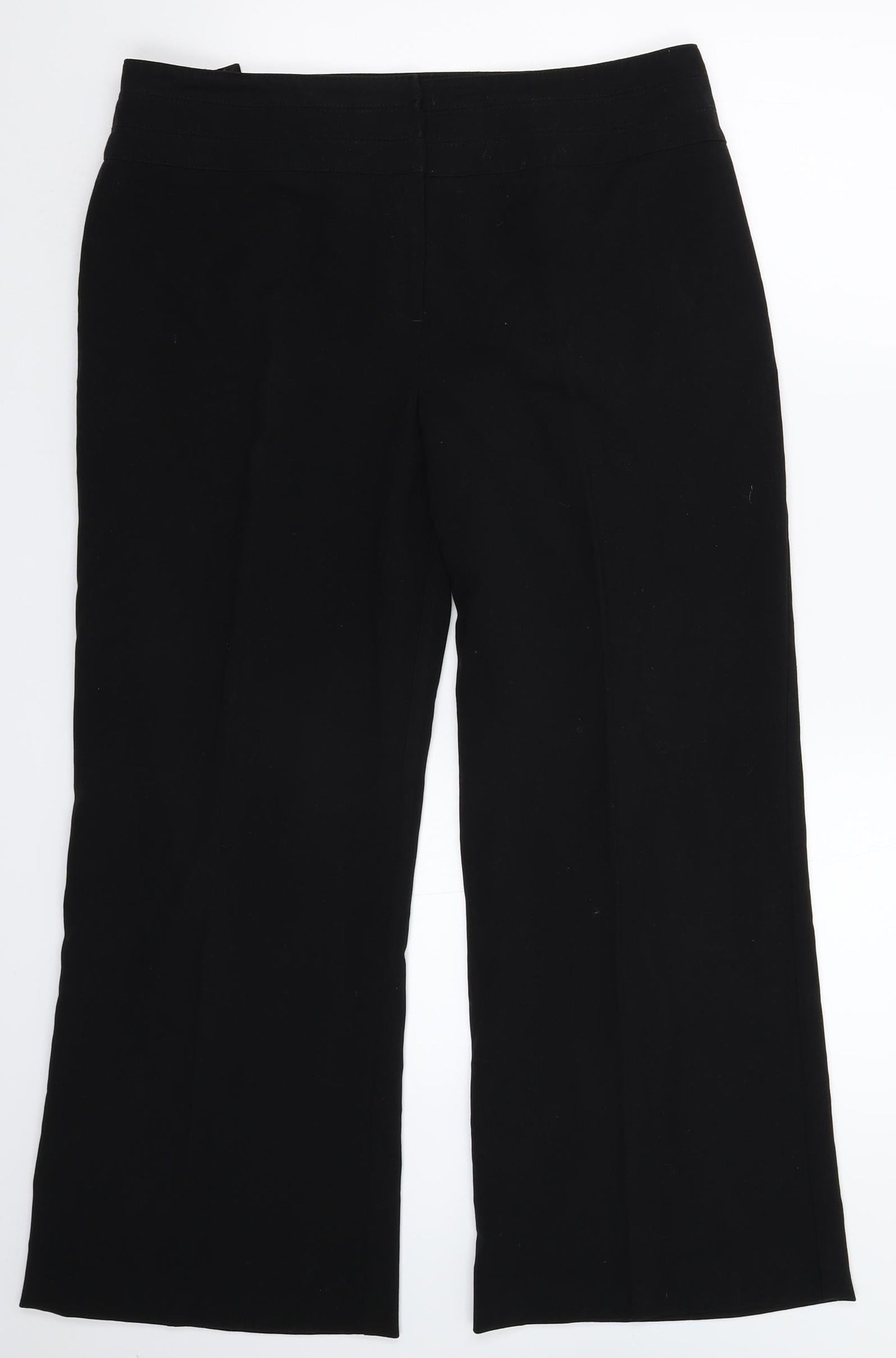 George Womens Black   Trousers  Size 14 L28 in