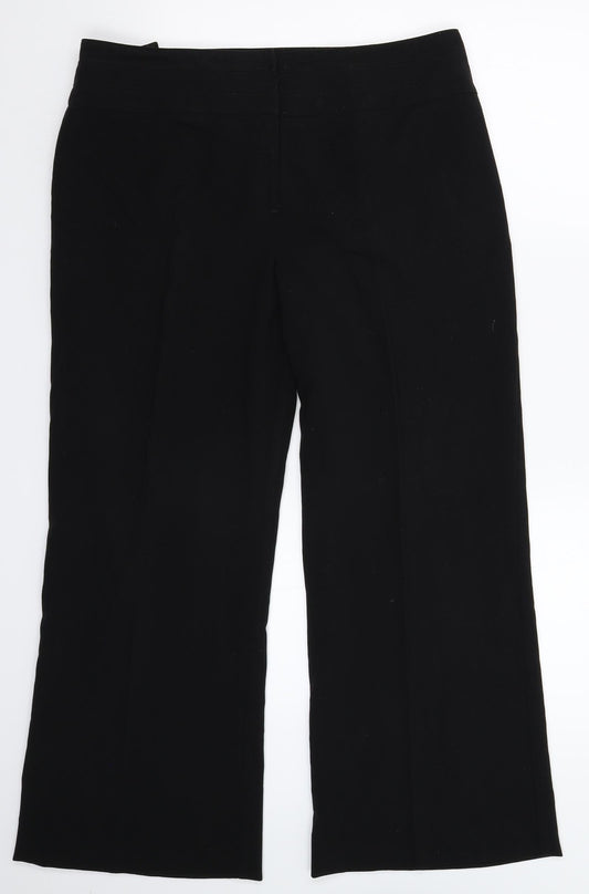 George Womens Black   Trousers  Size 14 L28 in