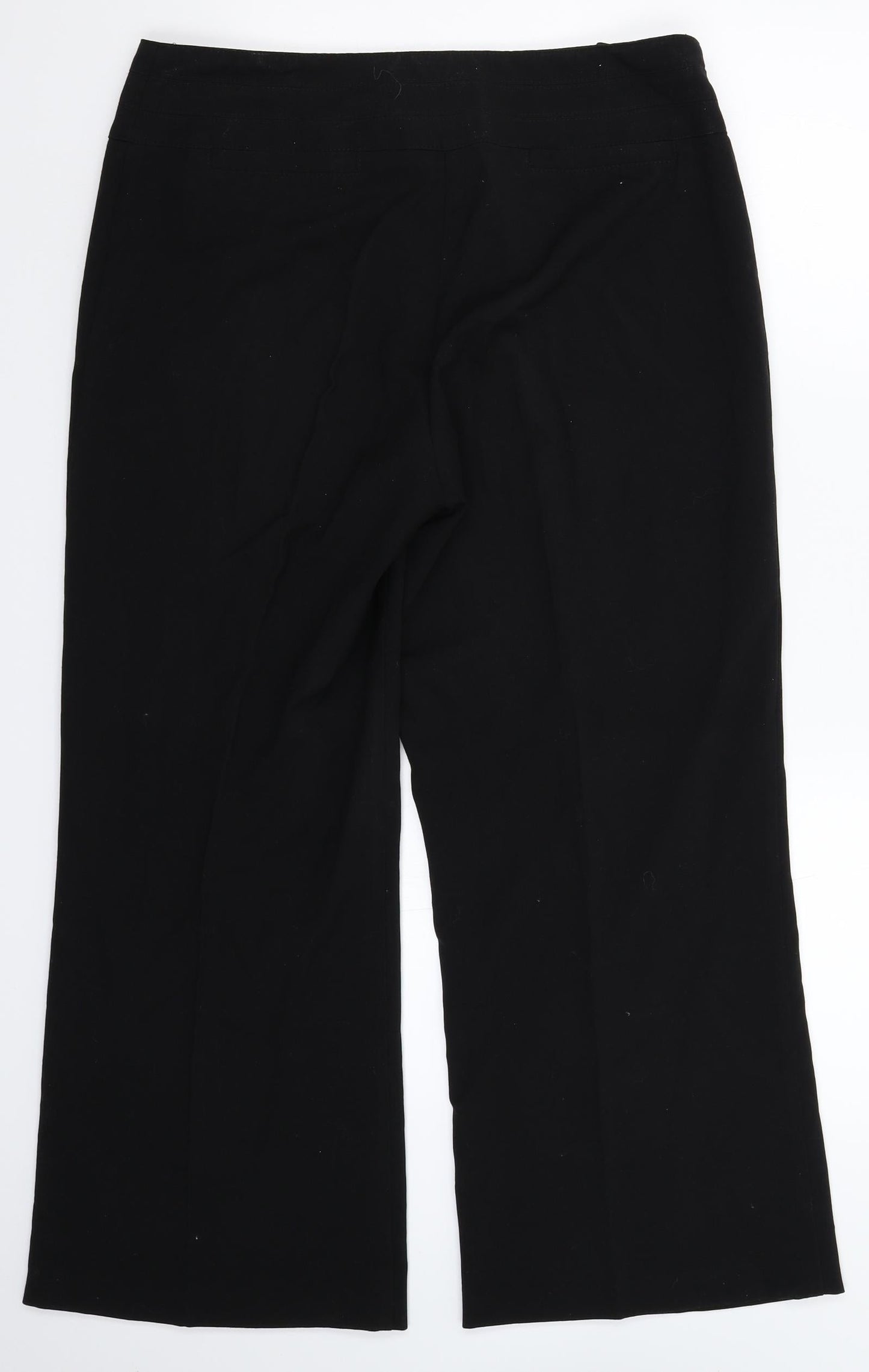 George Womens Black   Trousers  Size 14 L28 in