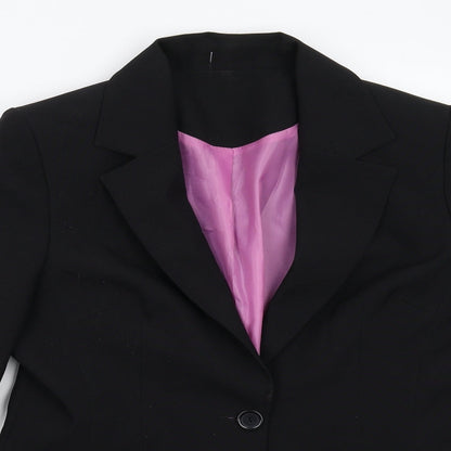 Womens UK Size 12 NL Collection Regular Black Suit Jacket