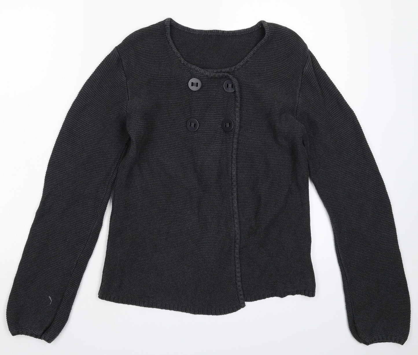 Back to School Girls Grey  Knit Cardigan Jumper Size 14-15 Years