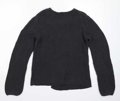 Back to School Girls Grey  Knit Cardigan Jumper Size 14-15 Years