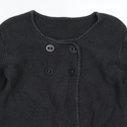 Back to School Girls Grey  Knit Cardigan Jumper Size 14-15 Years