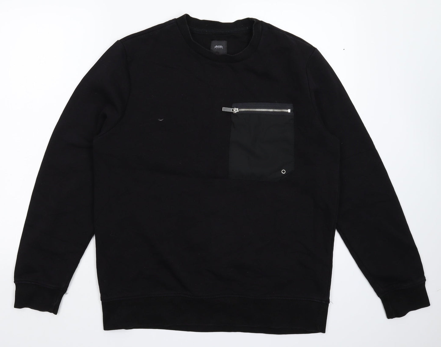 Mens UK Size M Burton Black Pullover Sweatshirt