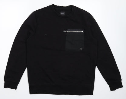 Mens UK Size M Burton Black Pullover Sweatshirt