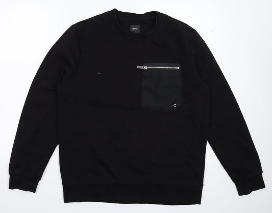 Mens UK Size M Burton Black Pullover Sweatshirt