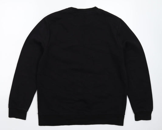 Mens UK Size M Burton Black Pullover Sweatshirt