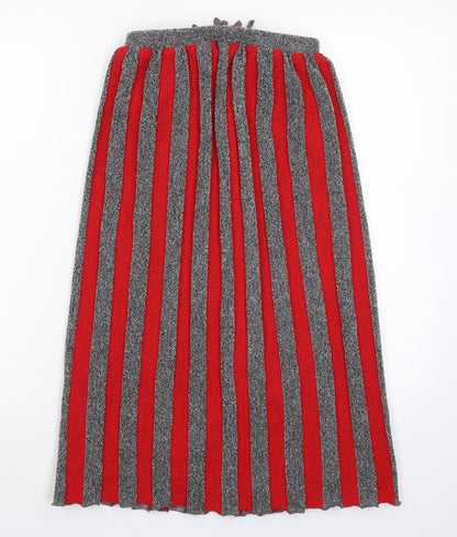 Preworn Womens Multicoloured Striped  Straight & Pencil Skirt Size 10