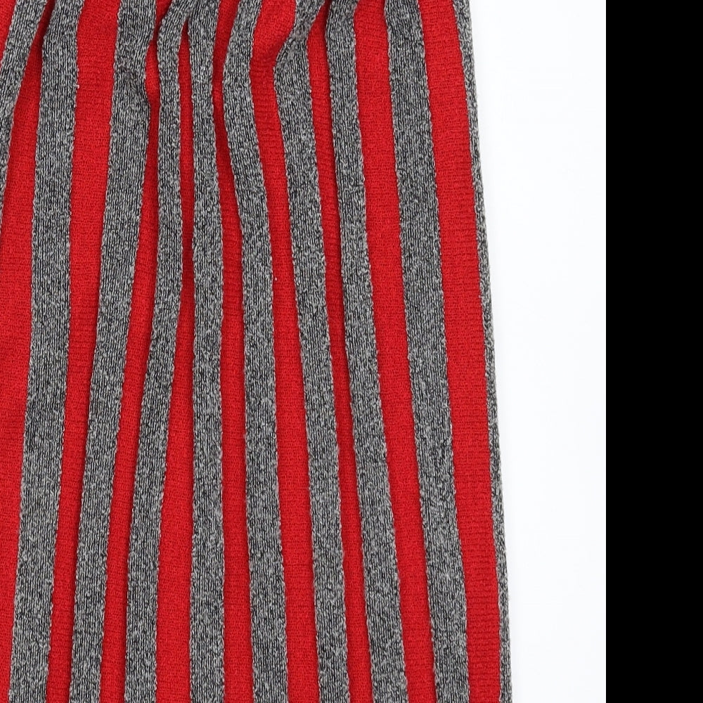 Preworn Womens Multicoloured Striped  Straight & Pencil Skirt Size 10