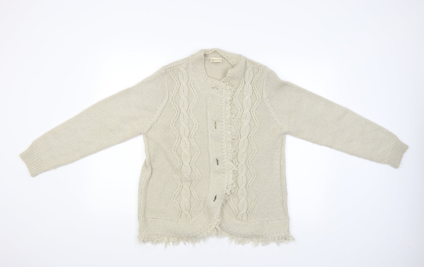 being casual Womens Beige   Cardigan Jumper Size 12
