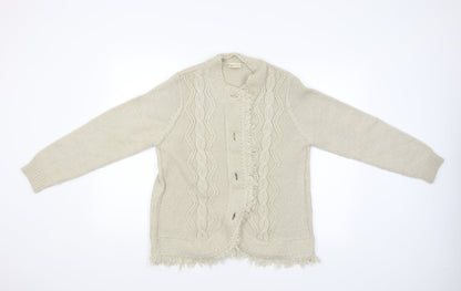 being casual Womens Beige   Cardigan Jumper Size 12