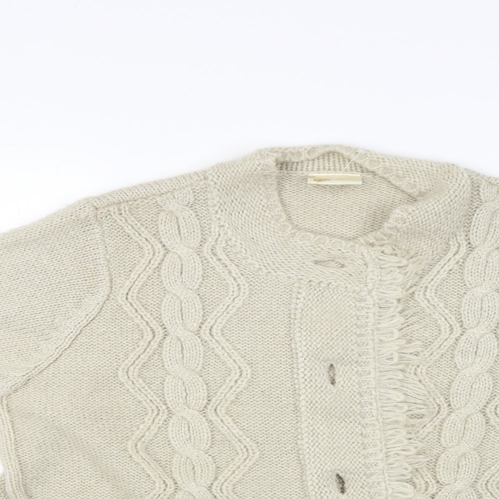 being casual Womens Beige   Cardigan Jumper Size 12