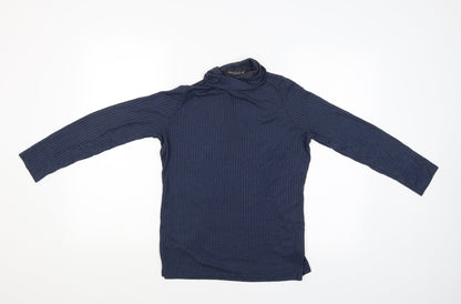 Womens UK Size 10 NEXT Blue Basic Blouse