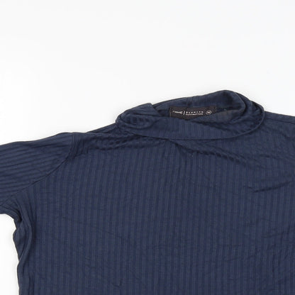Womens UK Size 10 NEXT Blue Basic Blouse