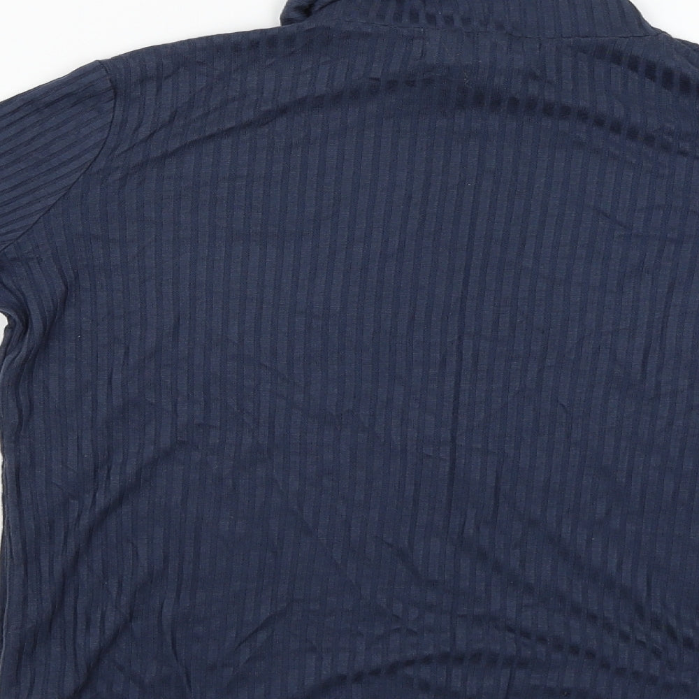 Womens UK Size 10 NEXT Blue Basic Blouse