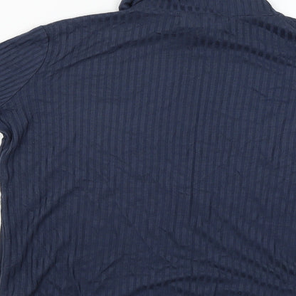 Womens UK Size 10 NEXT Blue Basic Blouse