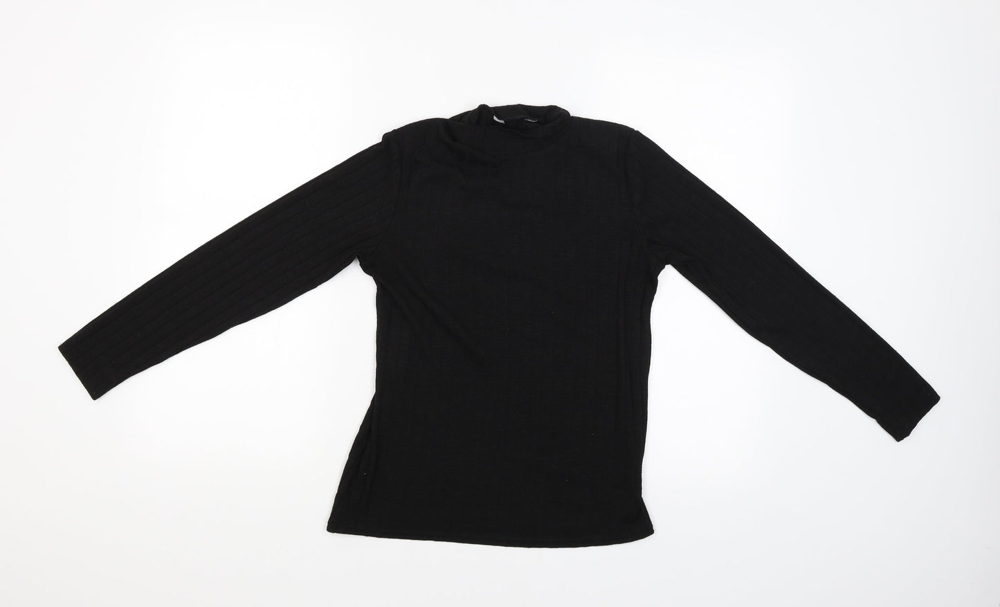 Nutmeg Womens Black   Basic Blouse Size 10