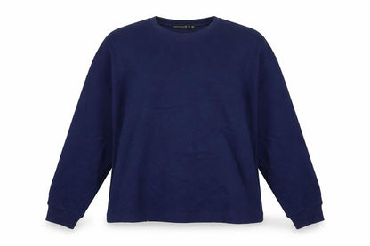 Front view of Atmosphere women’s blue jumper, size UK 14