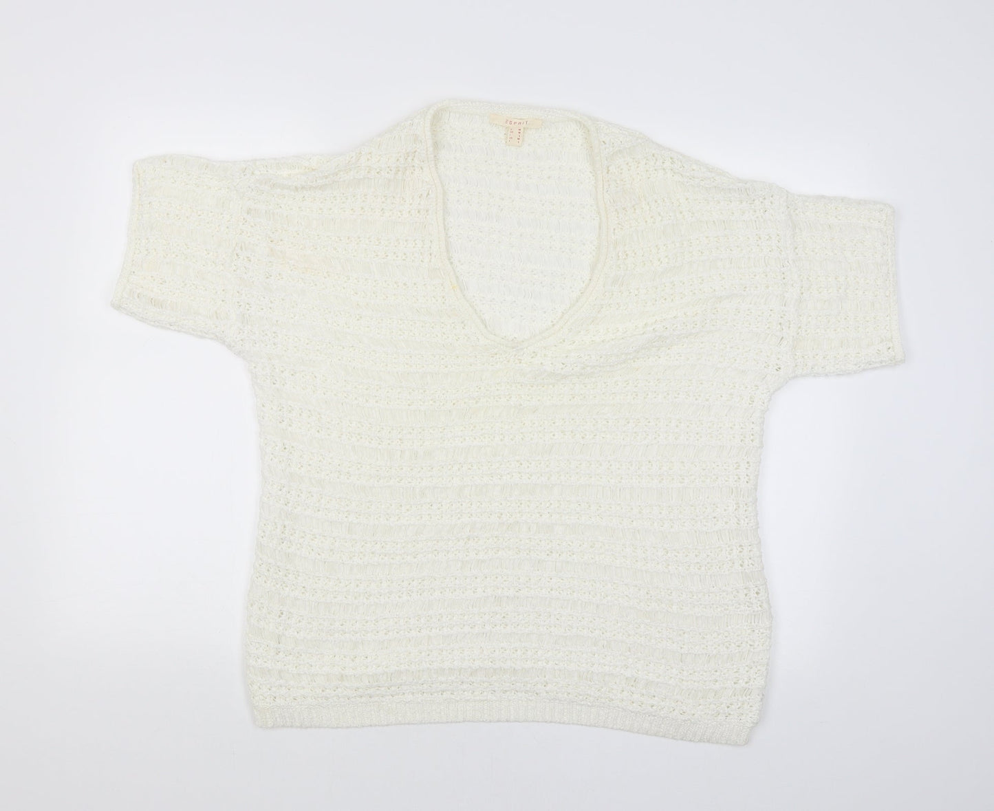 sprit Womens White   Cardigan Jumper Size M
