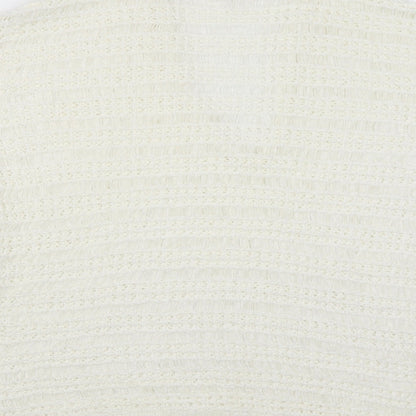 sprit Womens White   Cardigan Jumper Size M