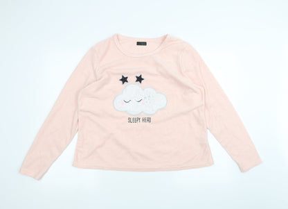 F&F Womens Pink   Pullover Jumper Size L