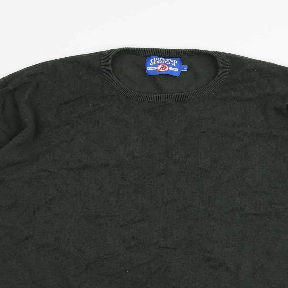 Twisted Gorilla Womens Green   Pullover Jumper Size XL